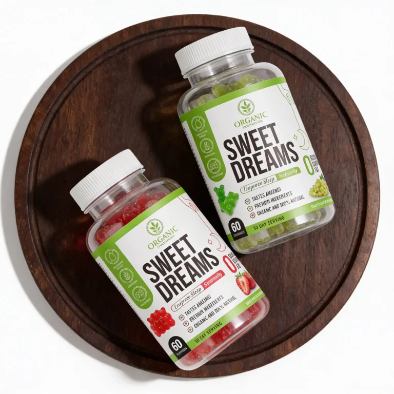 Organic Innovation's melatonin sleep gummies