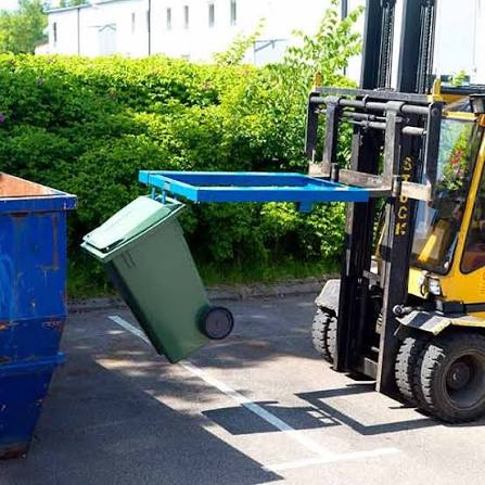 forklift bin tippers