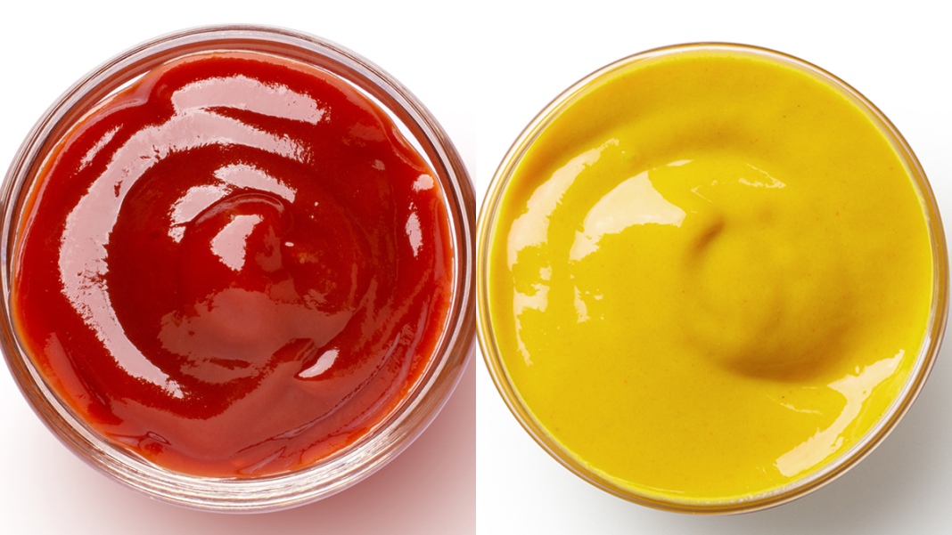 ketchup and mustard 
